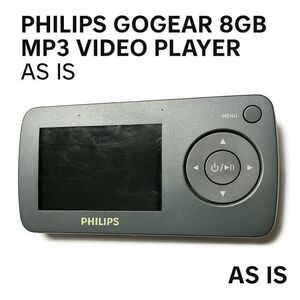 Philips GoGear 8GB MP3 Video Player – As Is
